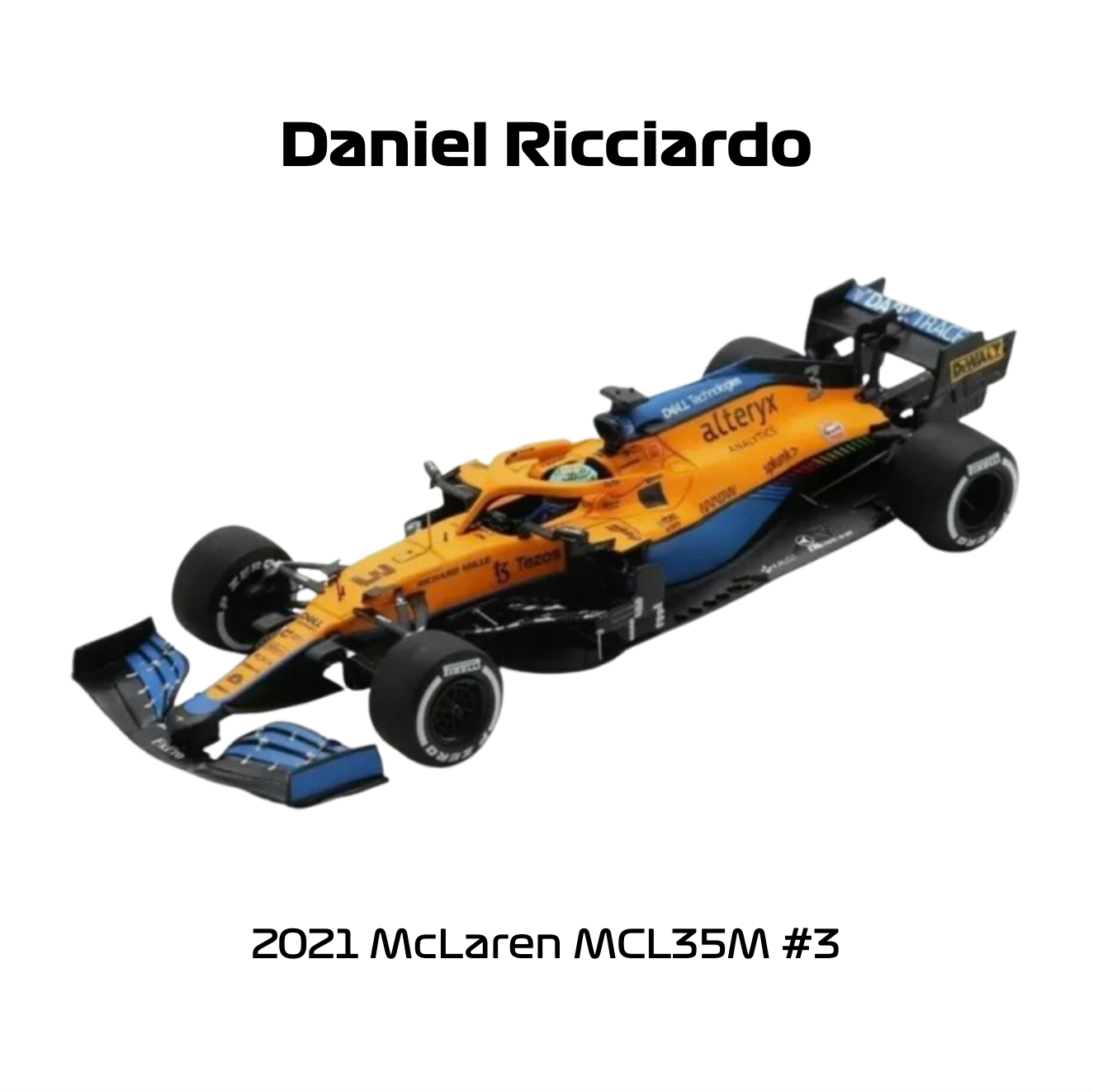 Daniel Ricciardo F1 Win Shadow Box Frame
