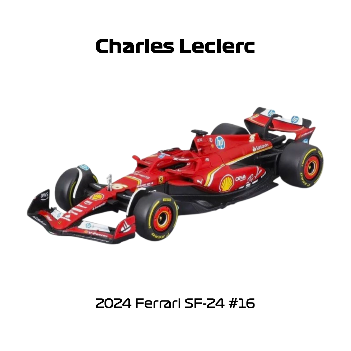 F1 Shadow Box Frame - Charles Leclerc's Home Win Monaco 2024