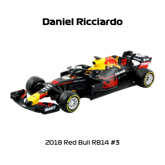 Daniel Ricciardo F1 Win Shadow Box Frame